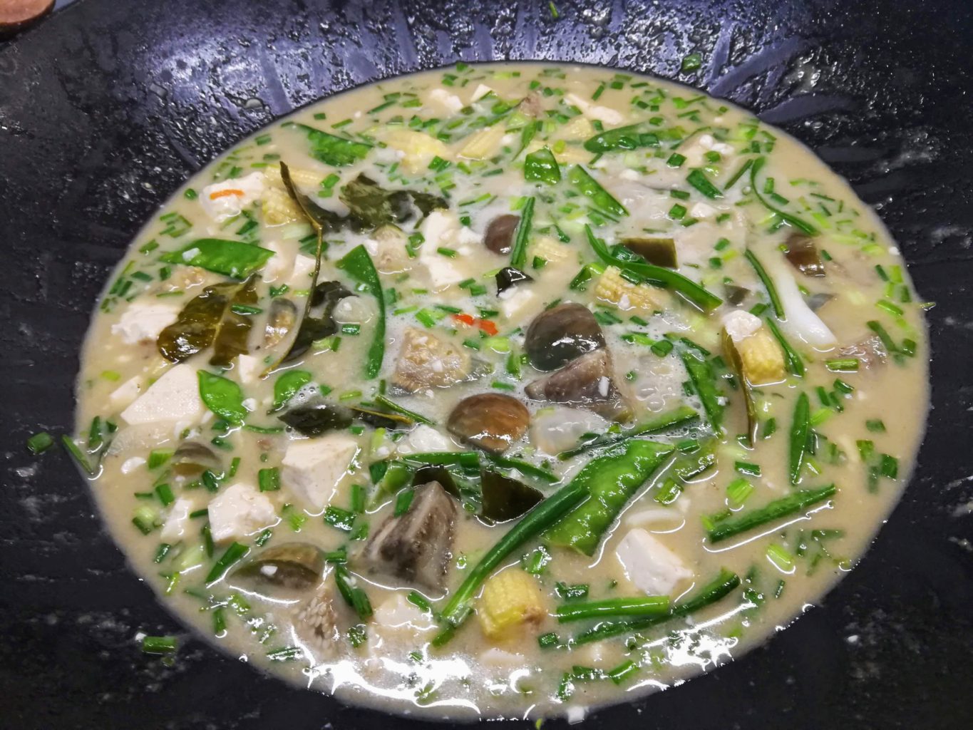 Vegetarisches Grünes Thai-Curry